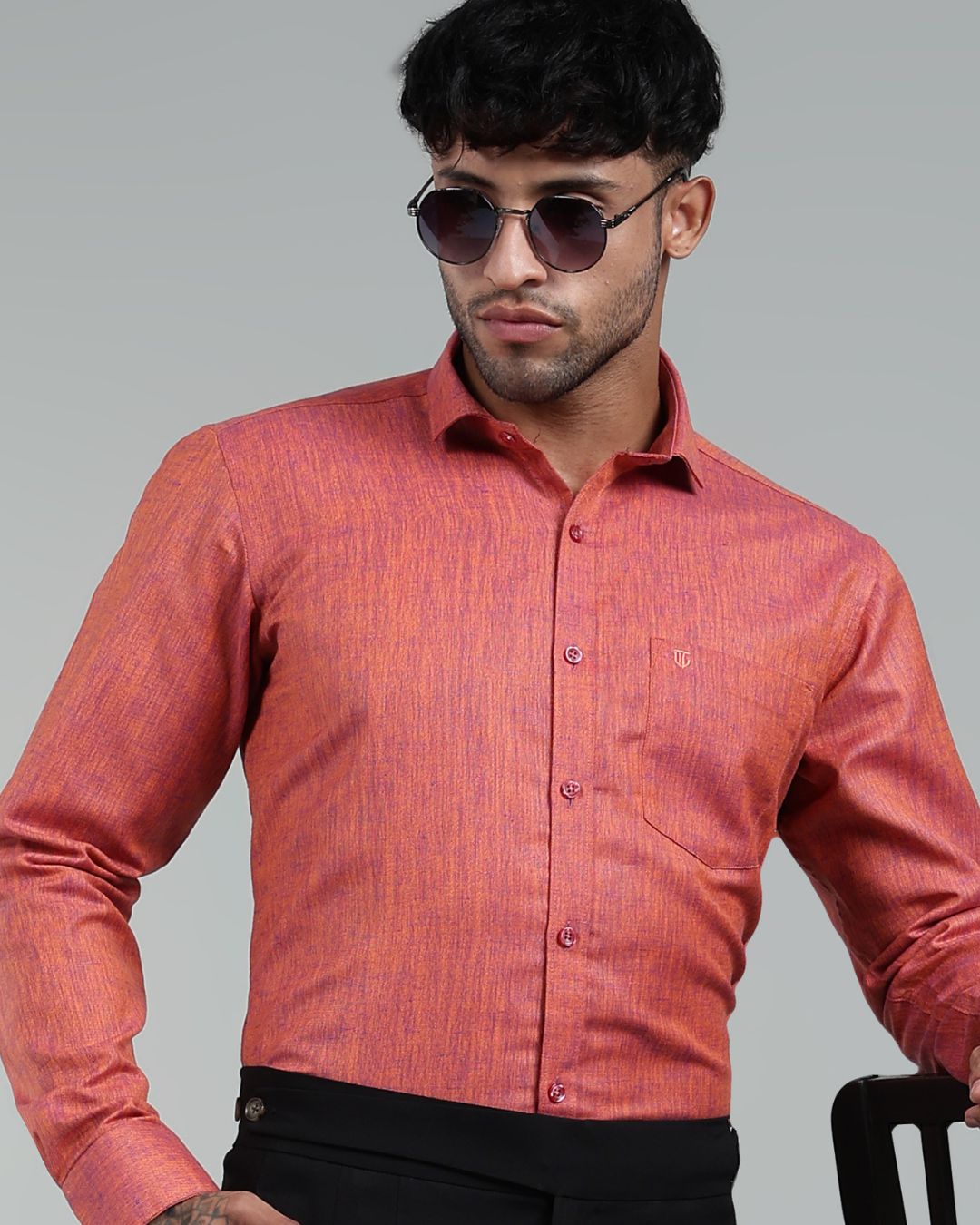 Burnt Orange - Full Sleeve - Premium Linen