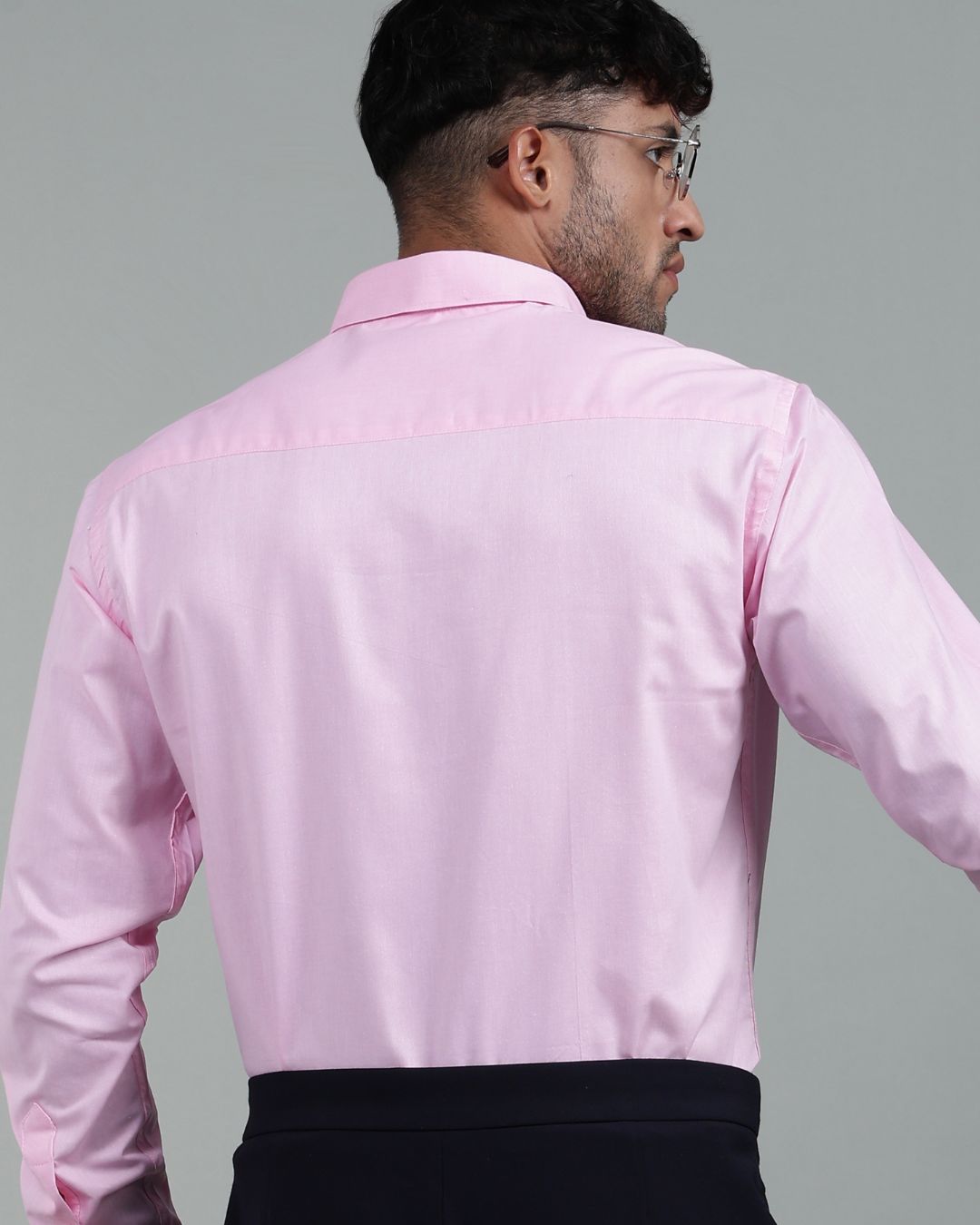 Mild Pink - Full Sleeve - Oxford Linen
