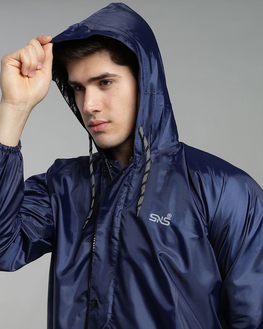 Navy Rain Jacket with Pant