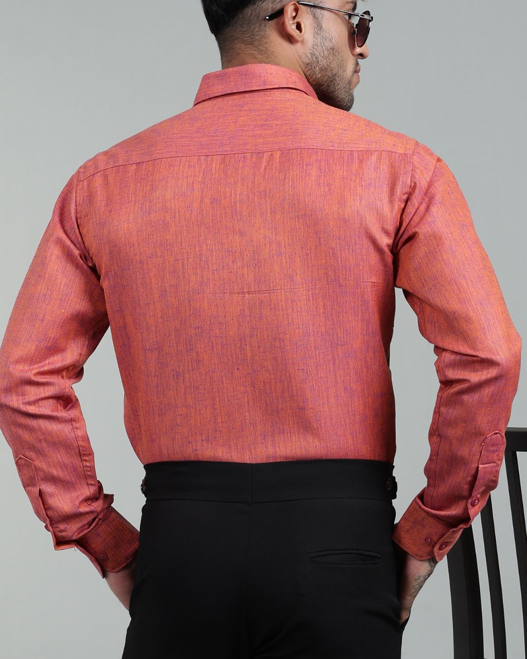 Burnt Orange - Full Sleeve - Premium Linen