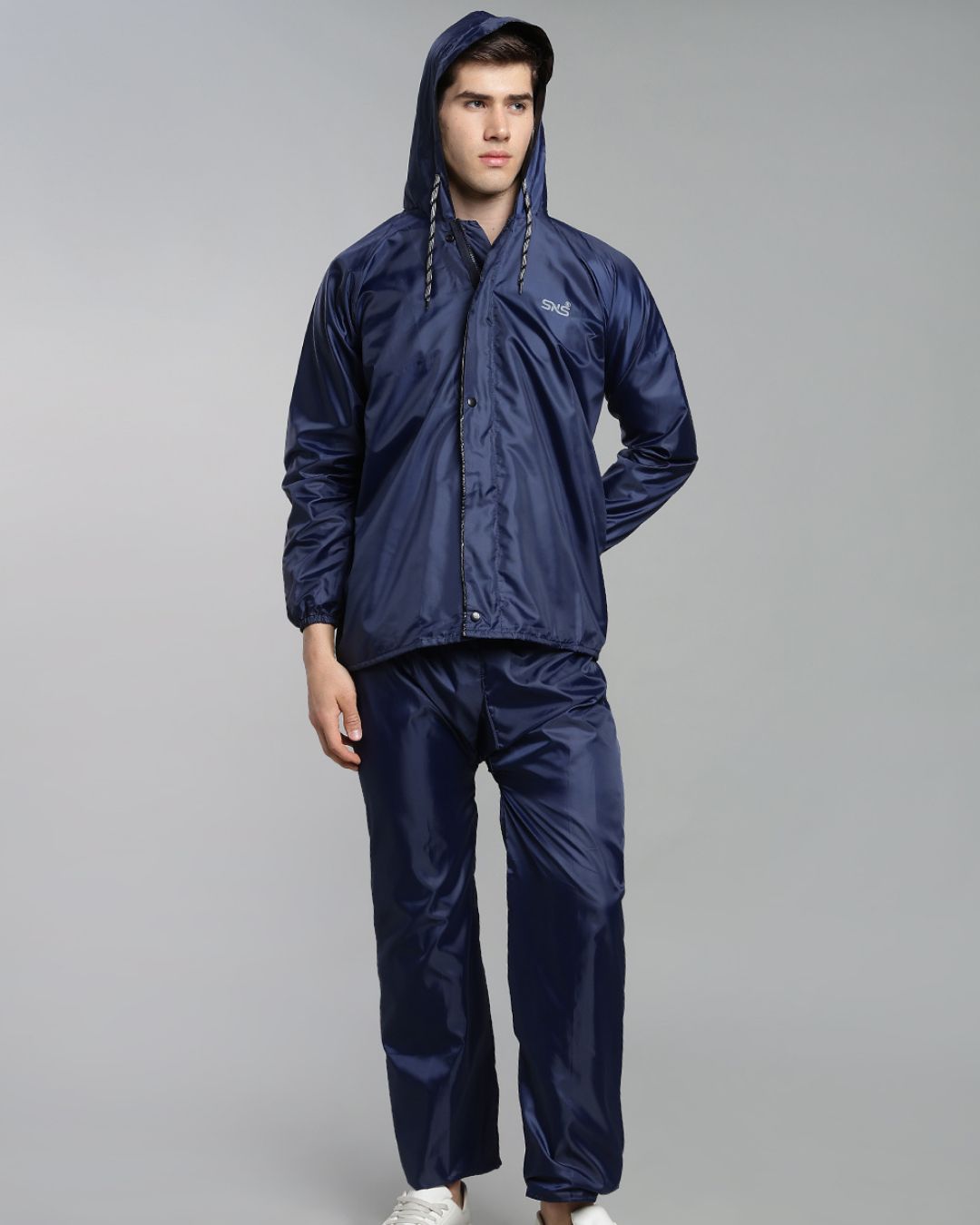 Navy Rain Jacket with Pant