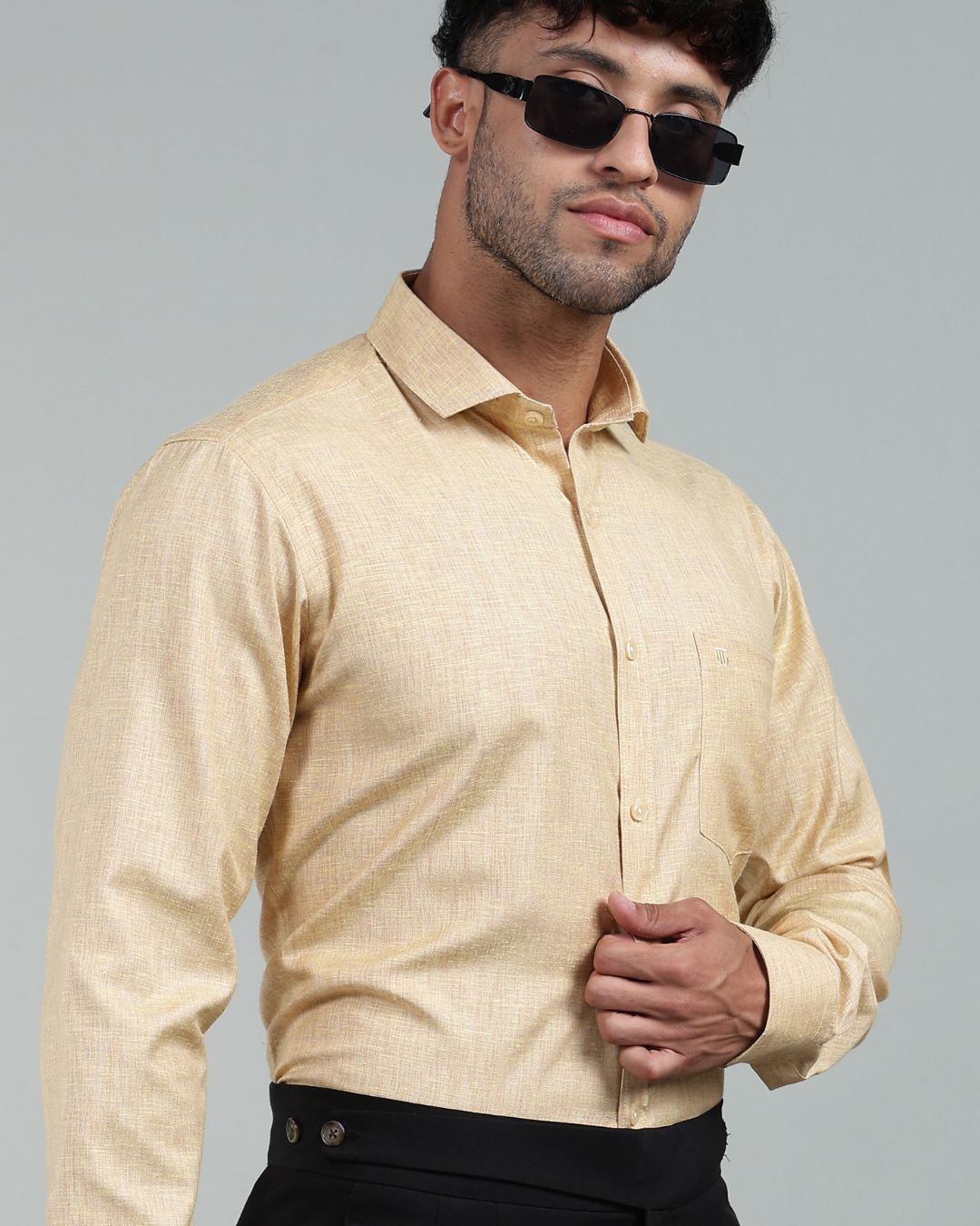 Sandy Beige - Full Sleeve - Premium Linen