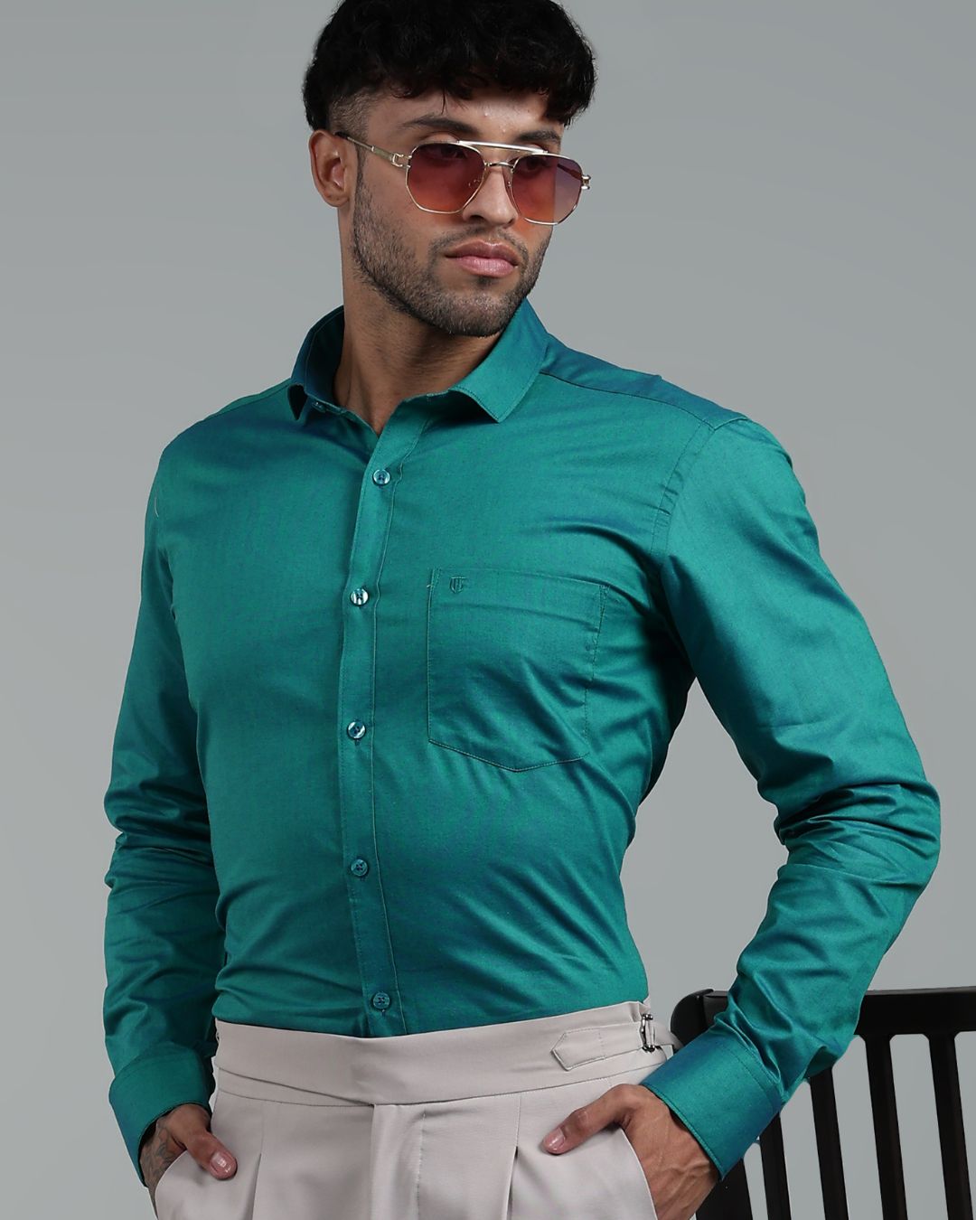 Rich Green - Full Sleeve - Premium Linen