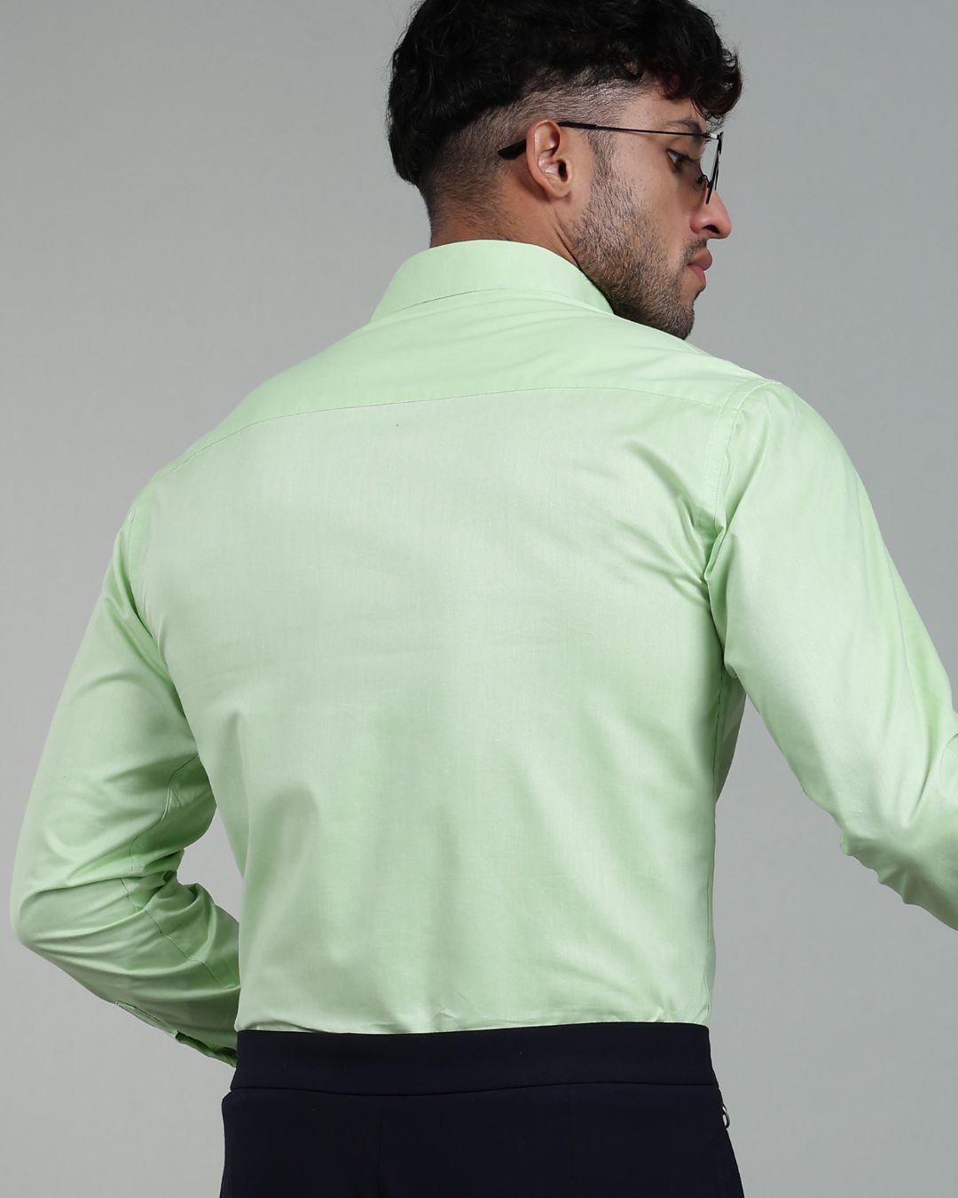 Pistah Green - Full Sleeve - Oxford Linen