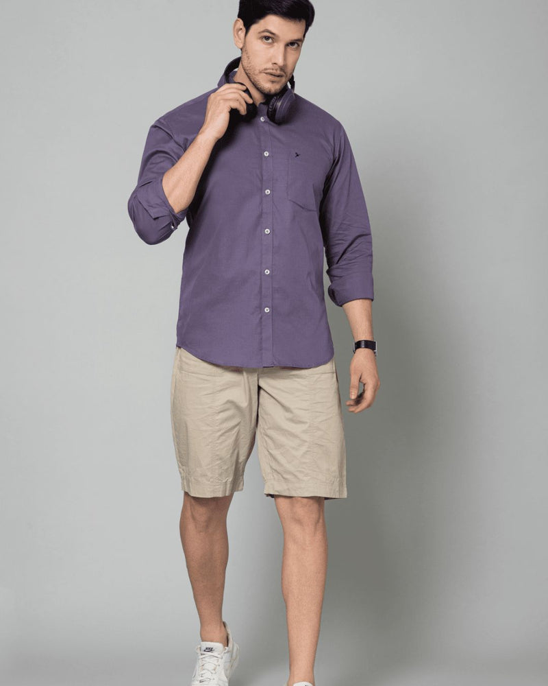 Violet Cotton Linen -Full-Stain Proof