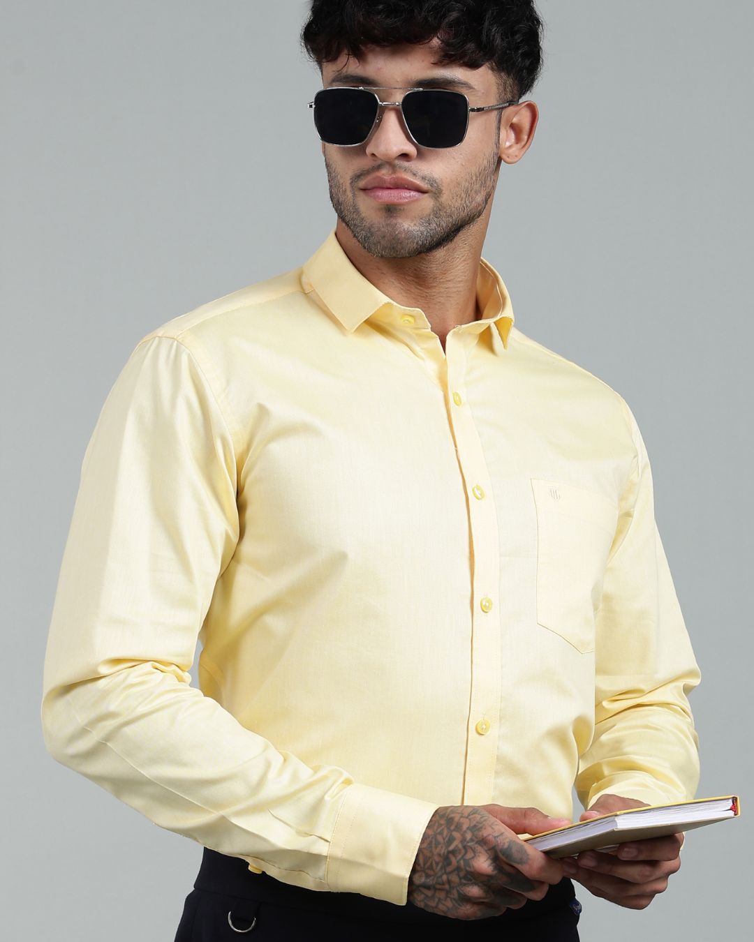Bright Yellow - Full Sleeve - Oxford Linen