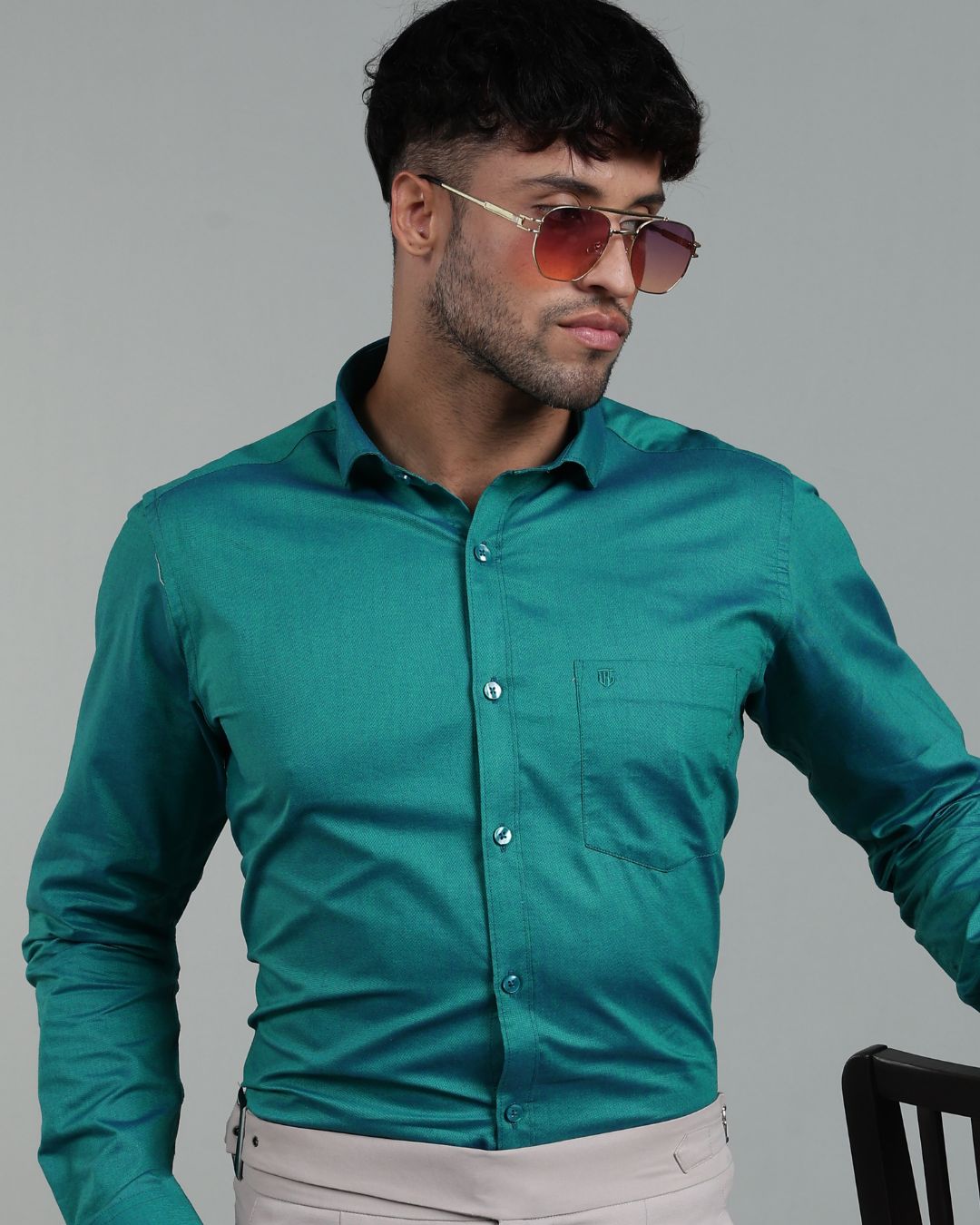 Rich Green - Full Sleeve - Premium Linen