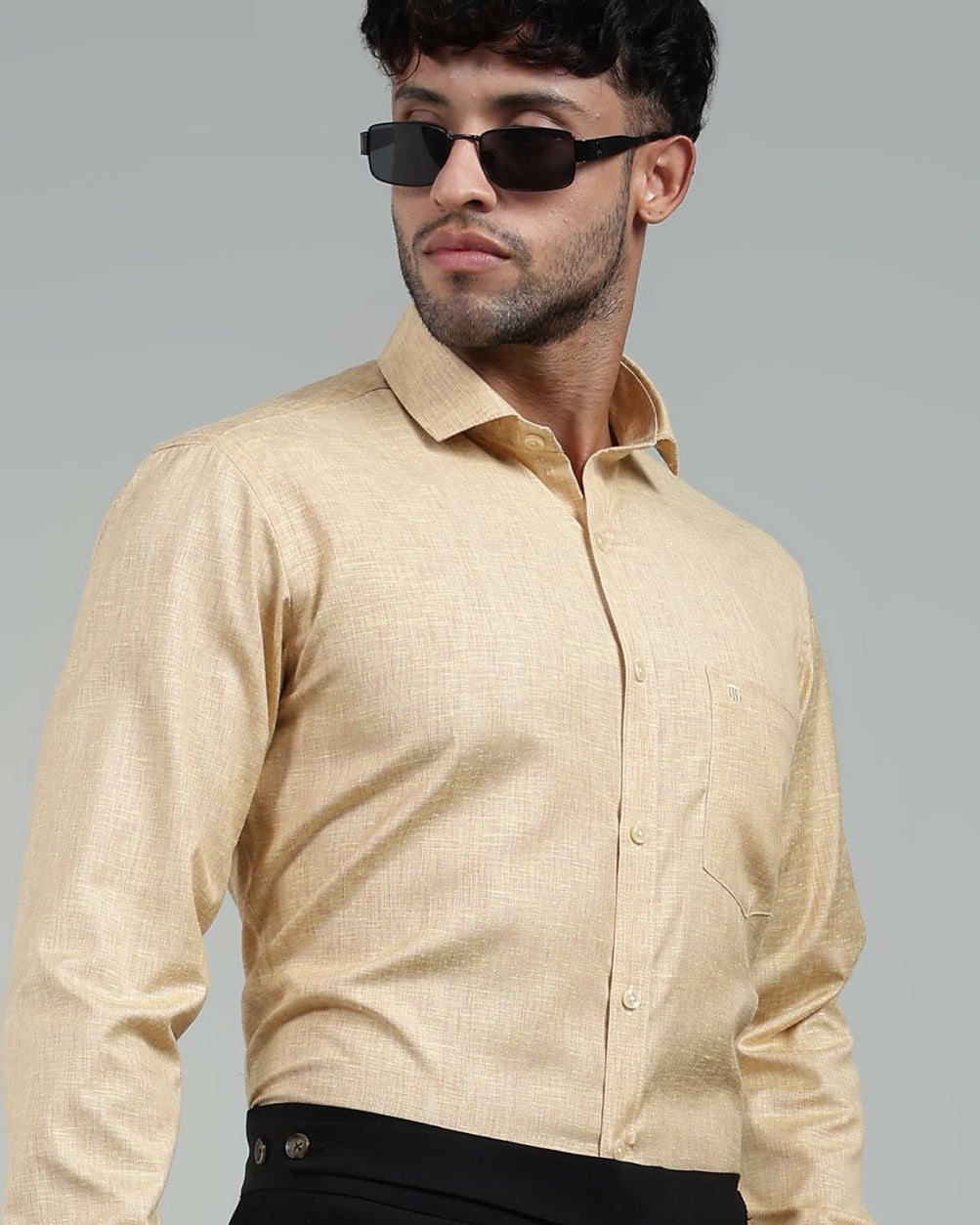 Sandy Beige - Full Sleeve - Premium Linen