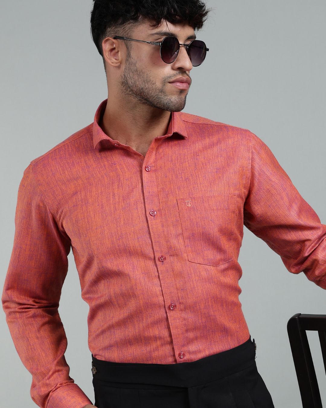 Burnt Orange - Full Sleeve - Premium Linen