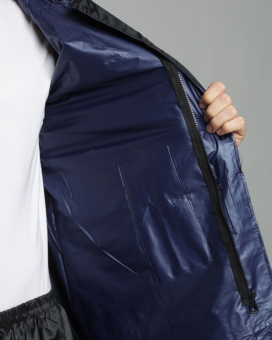 Black Rain Jacket with Pant
