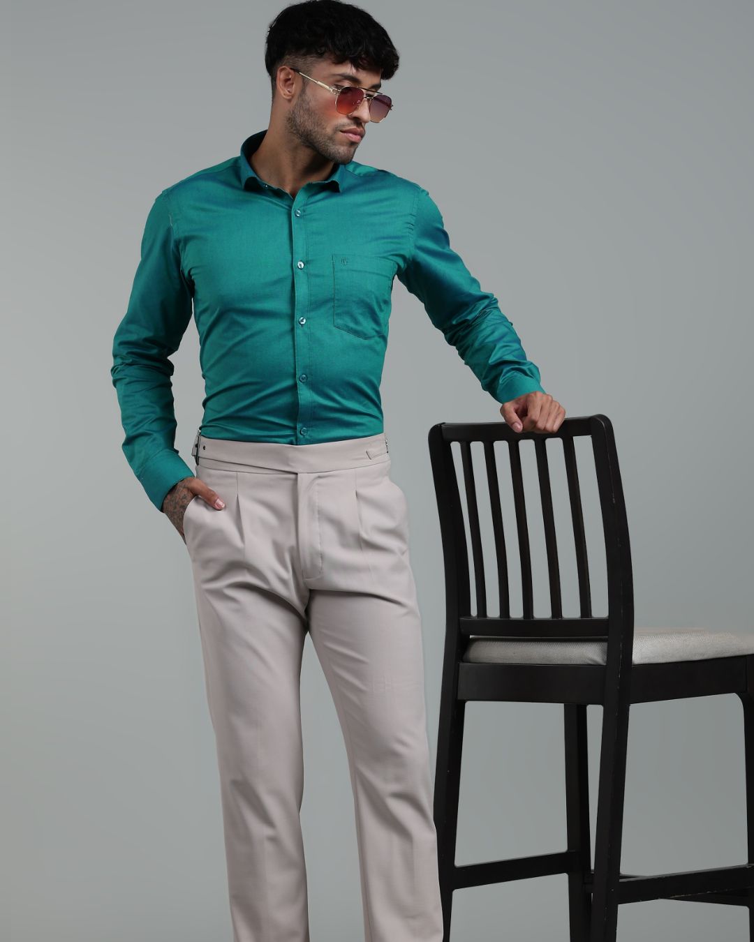 Rich Green - Full Sleeve - Premium Linen