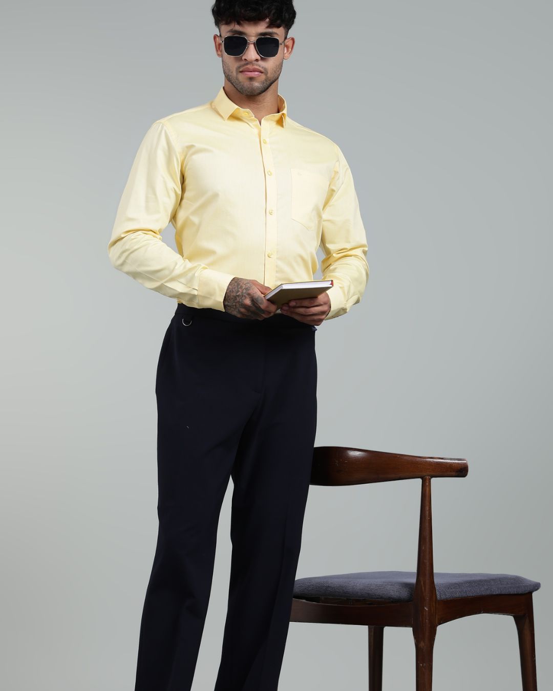 Bright Yellow - Full Sleeve - Oxford Linen