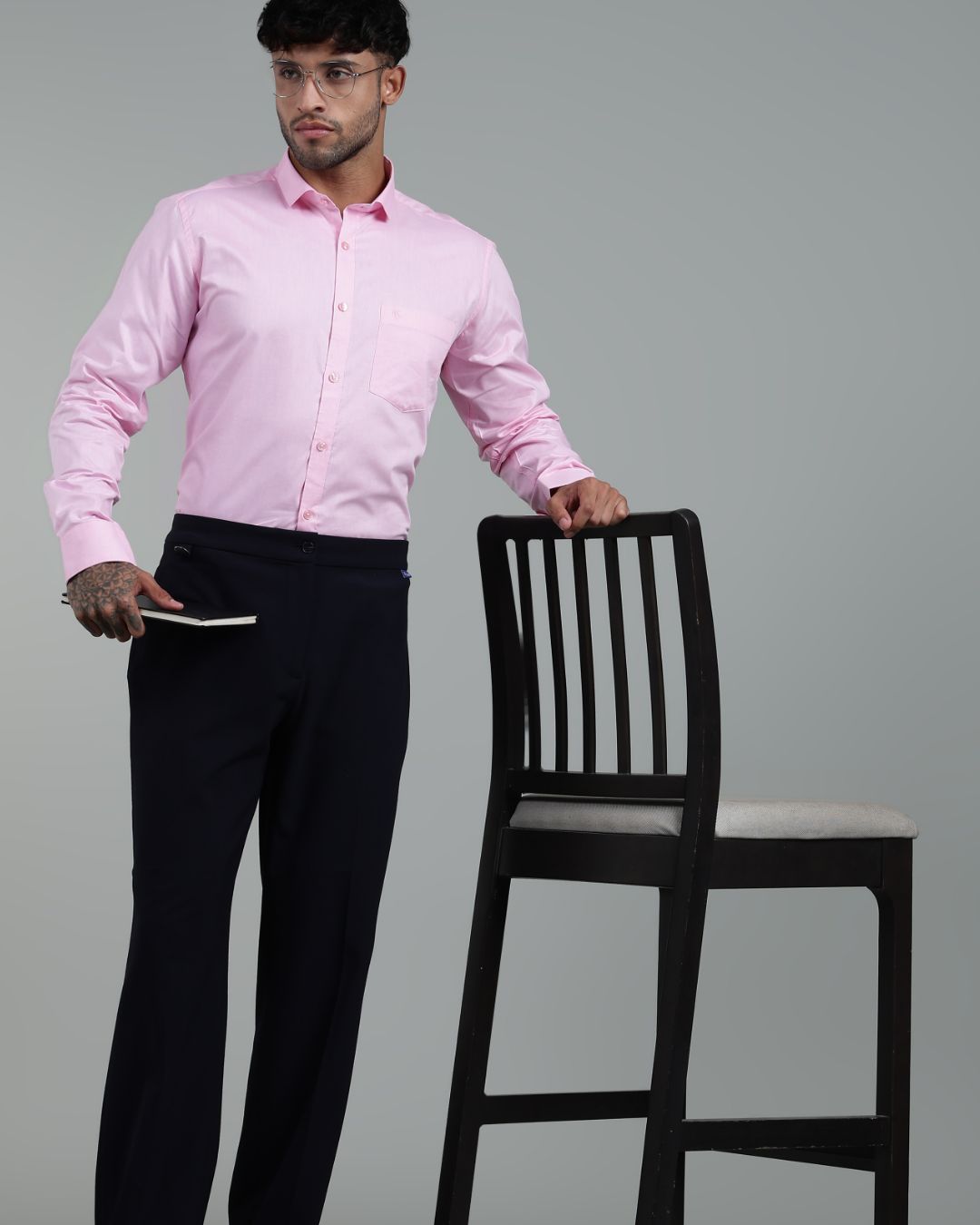 Mild Pink - Full Sleeve - Oxford Linen